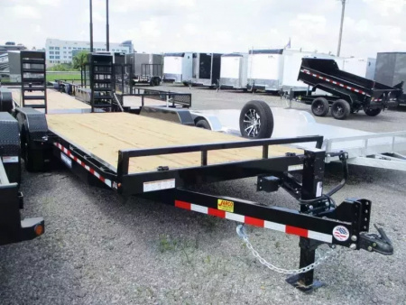 New 2026 Sure-Trac 7 x 20 (18+2) Equipment Trailer 14K