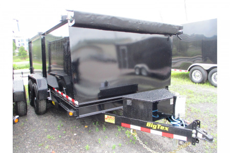 New 2026 Big Tex Trailers 14LX 83 X 12 14K 4' SIDE DUMP TRAILER