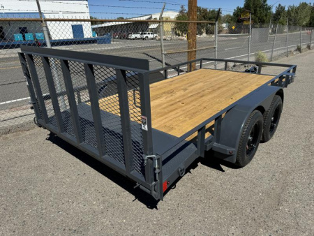 New 2025 Lamar UC 83" X 14' - 7K Landscape Utility Trailer