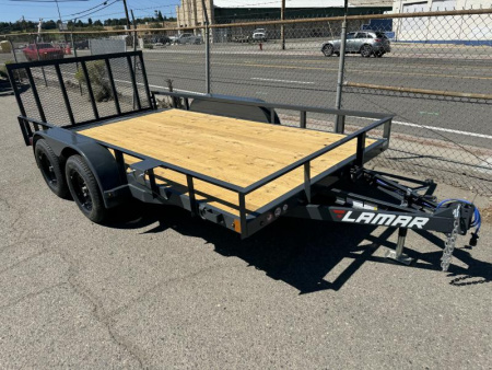 New 2025 Lamar UC 83" X 14' - 7K Landscape Utility Trailer