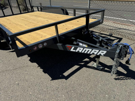 New 2025 Lamar UC 83" X 14' - 7K Landscape Utility Trailer