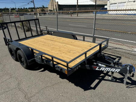 New 2025 Lamar UC 83" X 14' - 7K Landscape Utility Trailer