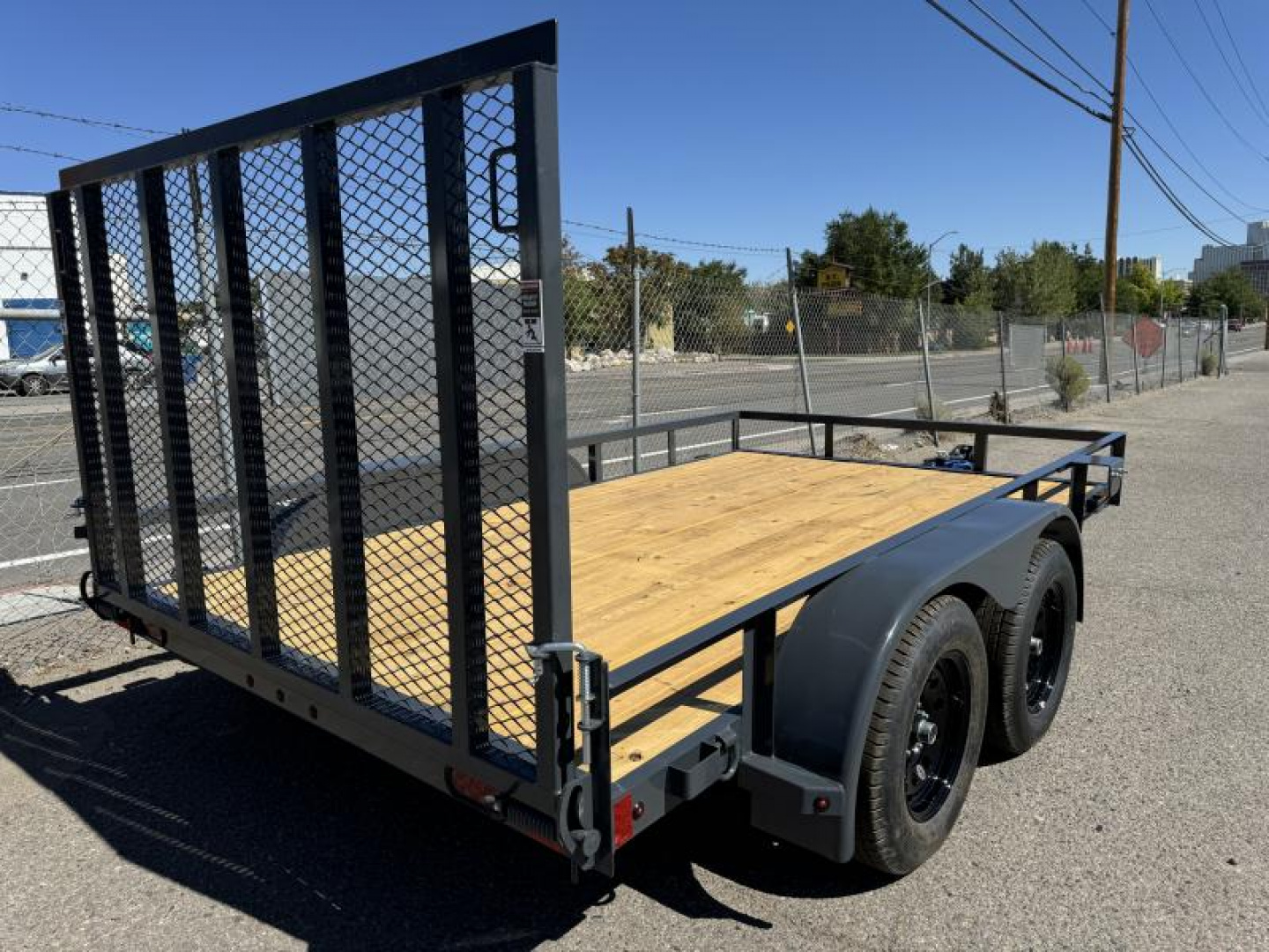 New 2025 Lamar UC 83" X 12' - 7K Landscape Utility Trailer