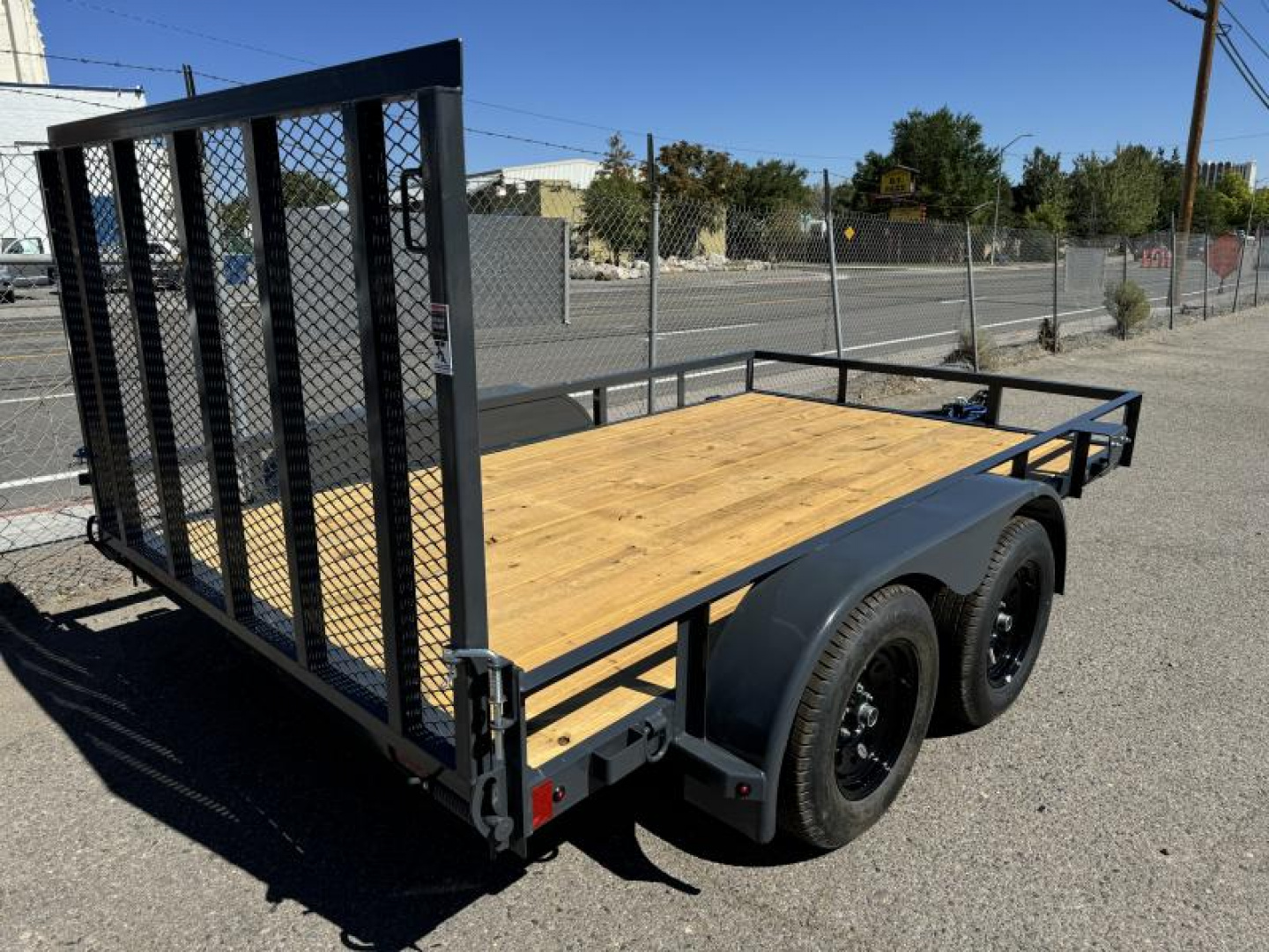 New 2025 Lamar UC 83" X 12' - 7K Landscape Utility Trailer