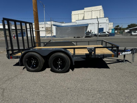 New 2025 Lamar UC 83" X 12' - 7K Landscape Utility Trailer