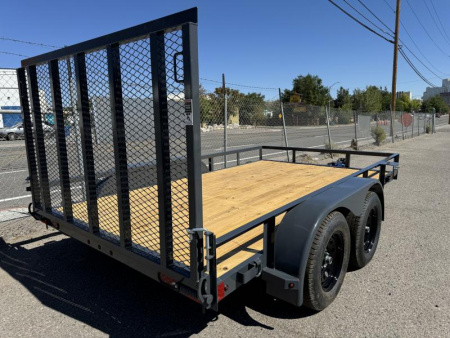 New 2025 Lamar UC 83" X 12' - 7K Landscape Utility Trailer
