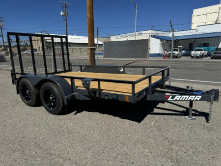 New 2025 Lamar UC 83" X 12' - 7K Landscape Utility Trailer