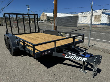 New 2025 Lamar UC 83  X 12' - 7K Landscape Utility Trailer