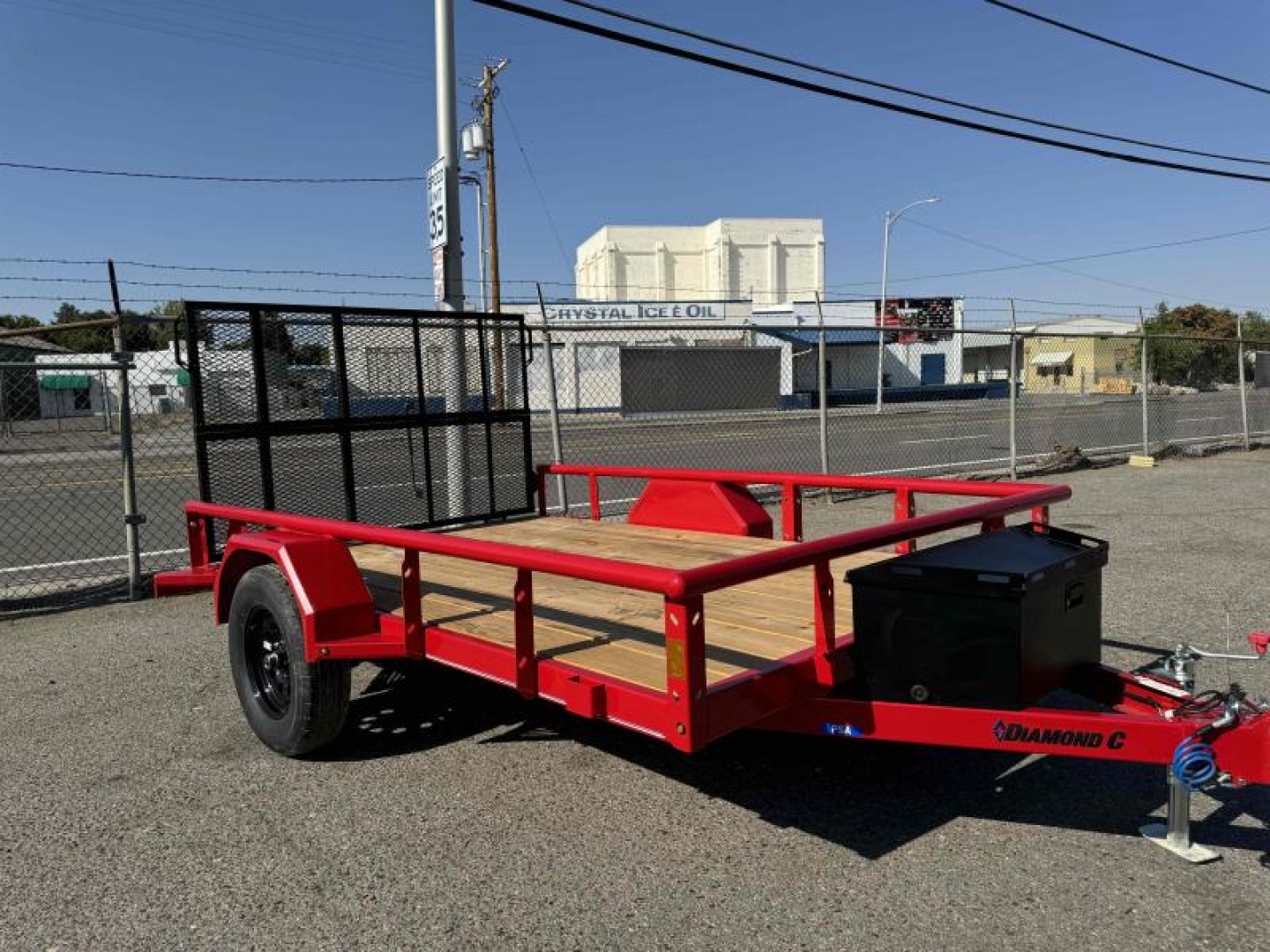 New 2025 Diamond C PSA 77"x10' - 3K Landscape Utility Trailer