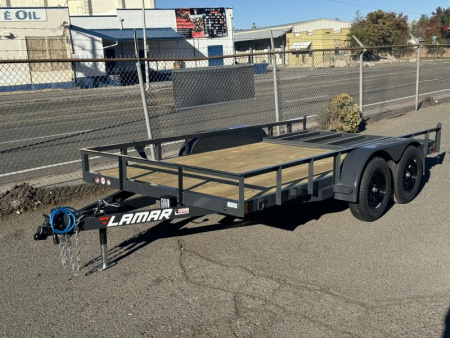 New 2025 Lamar 83" X 14' UC - 7K Landscape Utility Trailer