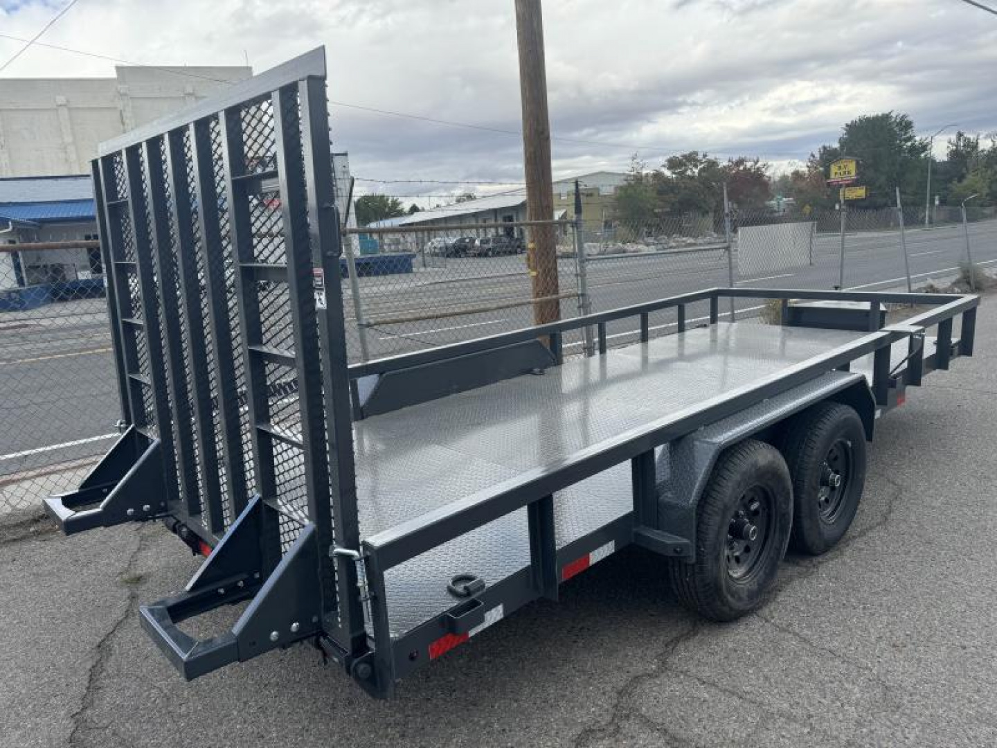 New 2025 Lamar 83" X 18' U5 - 10k Utility Equipment Trailer