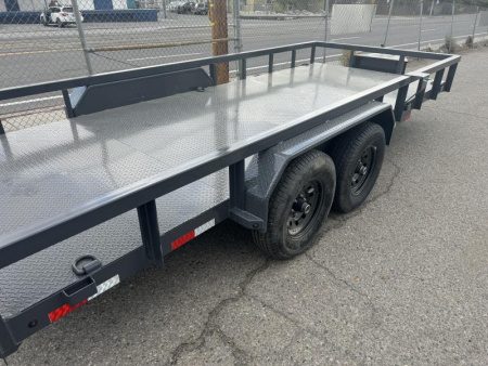 New 2025 Lamar 83" X 18' U5 - 10k Utility Equipment Trailer