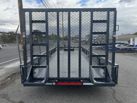 New 2025 Lamar 83" X 18' U5 - 10k Utility Equipment Trailer