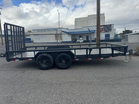 New 2025 Lamar 83" X 18' U5 - 10k Utility Equipment Trailer