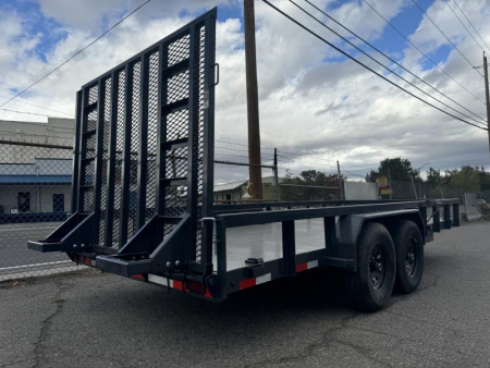 New 2025 Lamar 83" X 18' U5 - 10k Utility Equipment Trailer