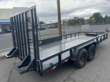 New 2025 Lamar 83" X 18' U5 - 10k Utility Equipment Trailer