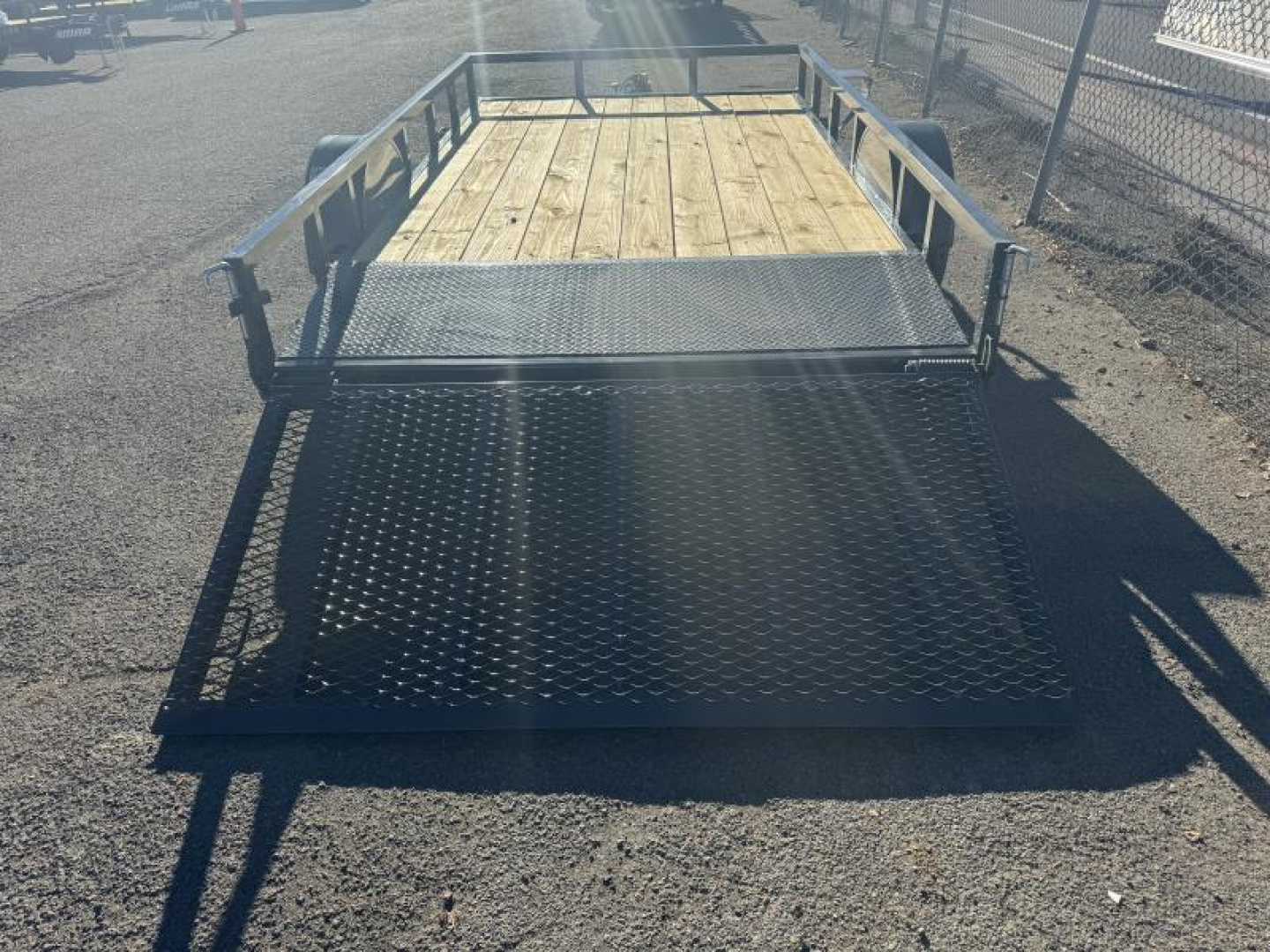 New 2025 Lamar 77" X 12' UC - 3K Landscape Utility Trailer