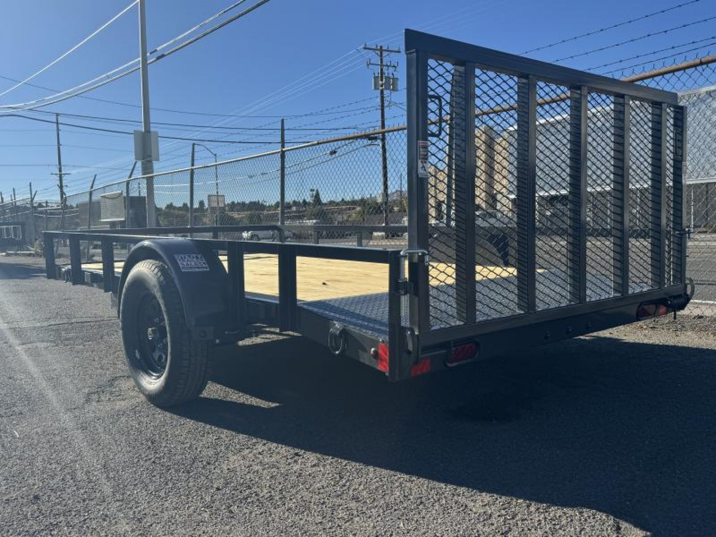 New 2025 Lamar 77" X 12' UC - 3K Landscape Utility Trailer