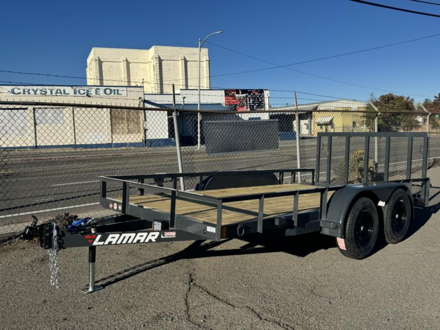 New 2025 Lamar 77" X 12' UC - 3K Landscape Utility Trailer