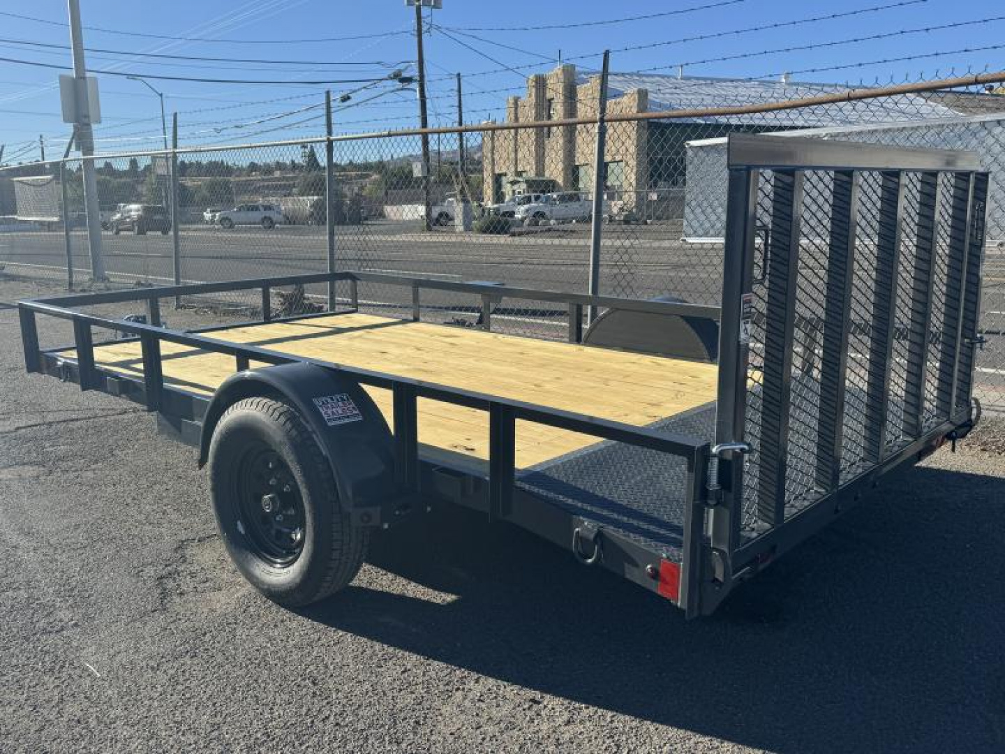New 2025 Lamar 77" X 12' UC - 3K Landscape Utility Trailer