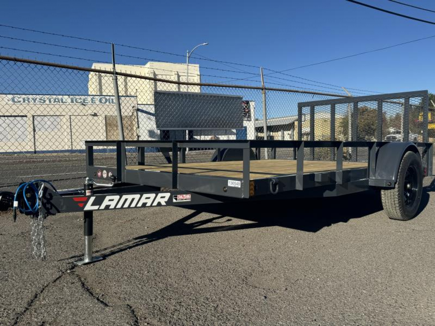 New 2025 Lamar 77" X 12' UC - 3K Landscape Utility Trailer