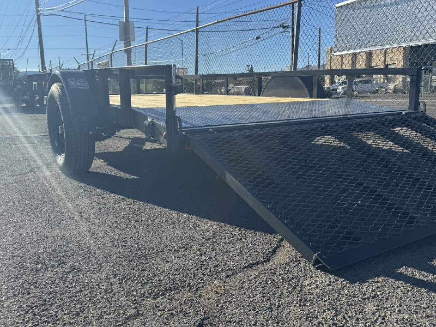 New 2025 Lamar 77" X 12' UC - 3K Landscape Utility Trailer