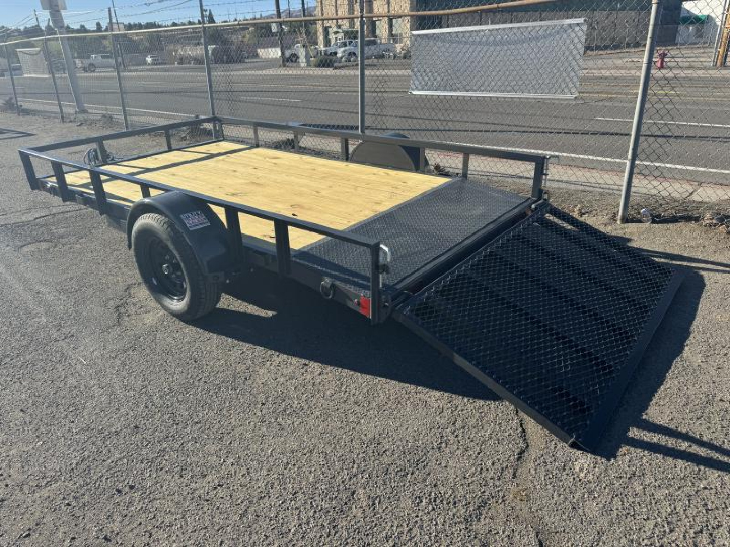 New 2025 Lamar 77" X 12' UC - 3K Landscape Utility Trailer