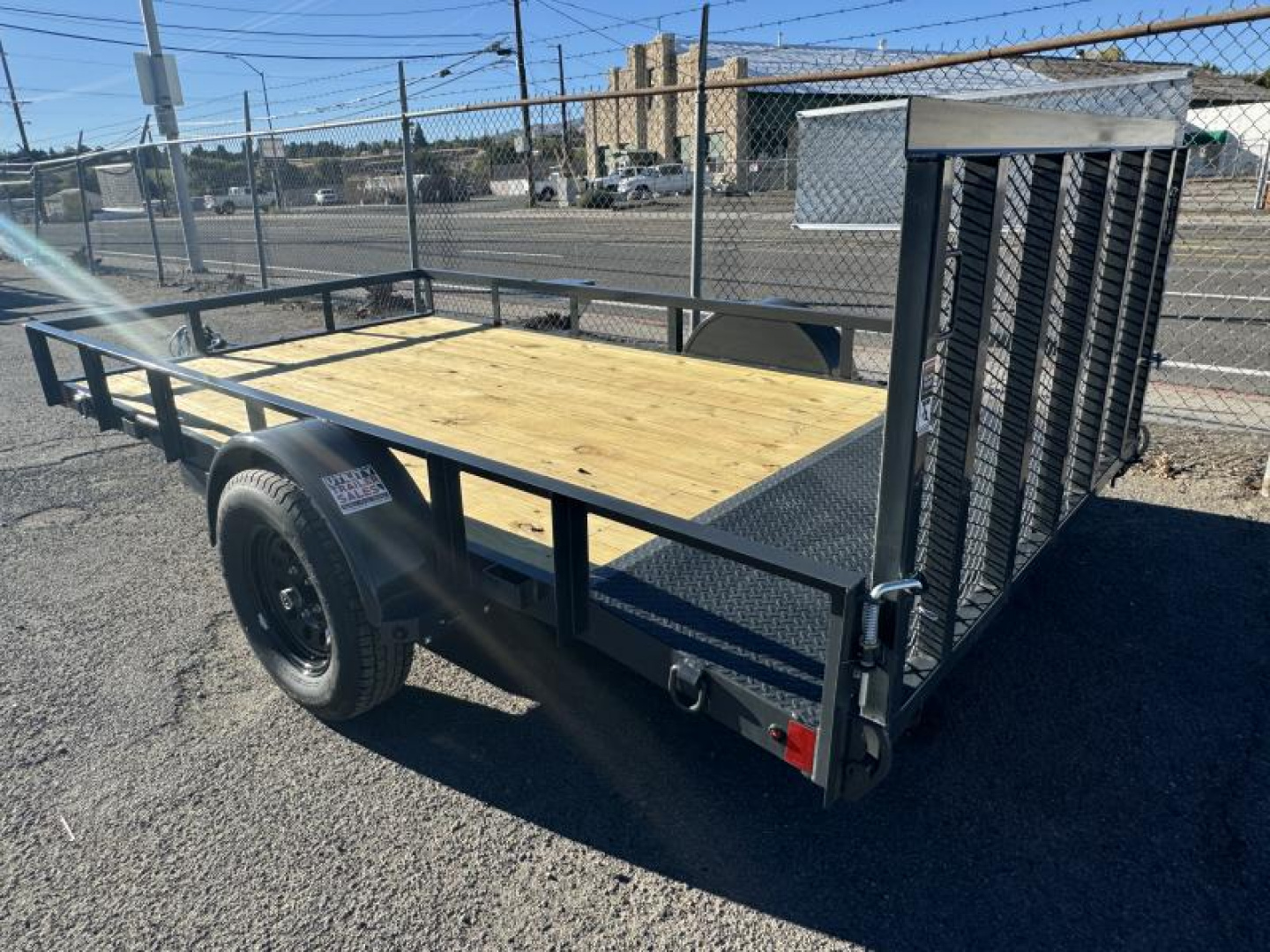 New 2025 Lamar 77" X 12' UC - 3K Landscape Utility Trailer
