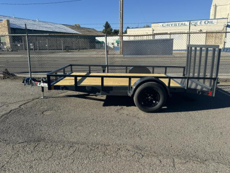 New 2025 Lamar 77" X 12' UC - 3K Landscape Utility Trailer