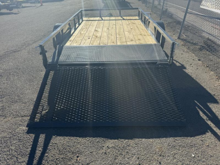 New 2025 Lamar 77" X 12' UC - 3K Landscape Utility Trailer