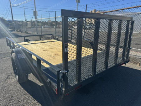 New 2025 Lamar 77" X 12' UC - 3K Landscape Utility Trailer