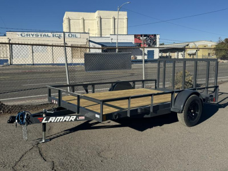 New 2025 Lamar 77  X 12' UC - 3K Landscape Utility Trailer