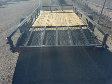New 2025 Lamar 77" X 12' UC - 3K Landscape Utility Trailer
