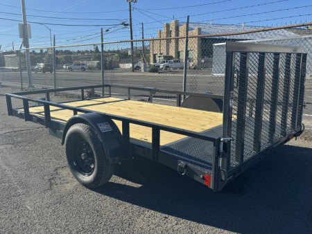 New 2025 Lamar 77" X 12' UC - 3K Landscape Utility Trailer