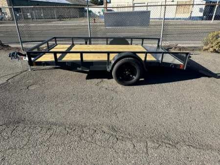 New 2025 Lamar 77" X 12' UC - 3K Landscape Utility Trailer
