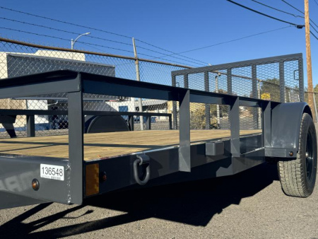 New 2025 Lamar 77" X 12' UC - 3K Landscape Utility Trailer