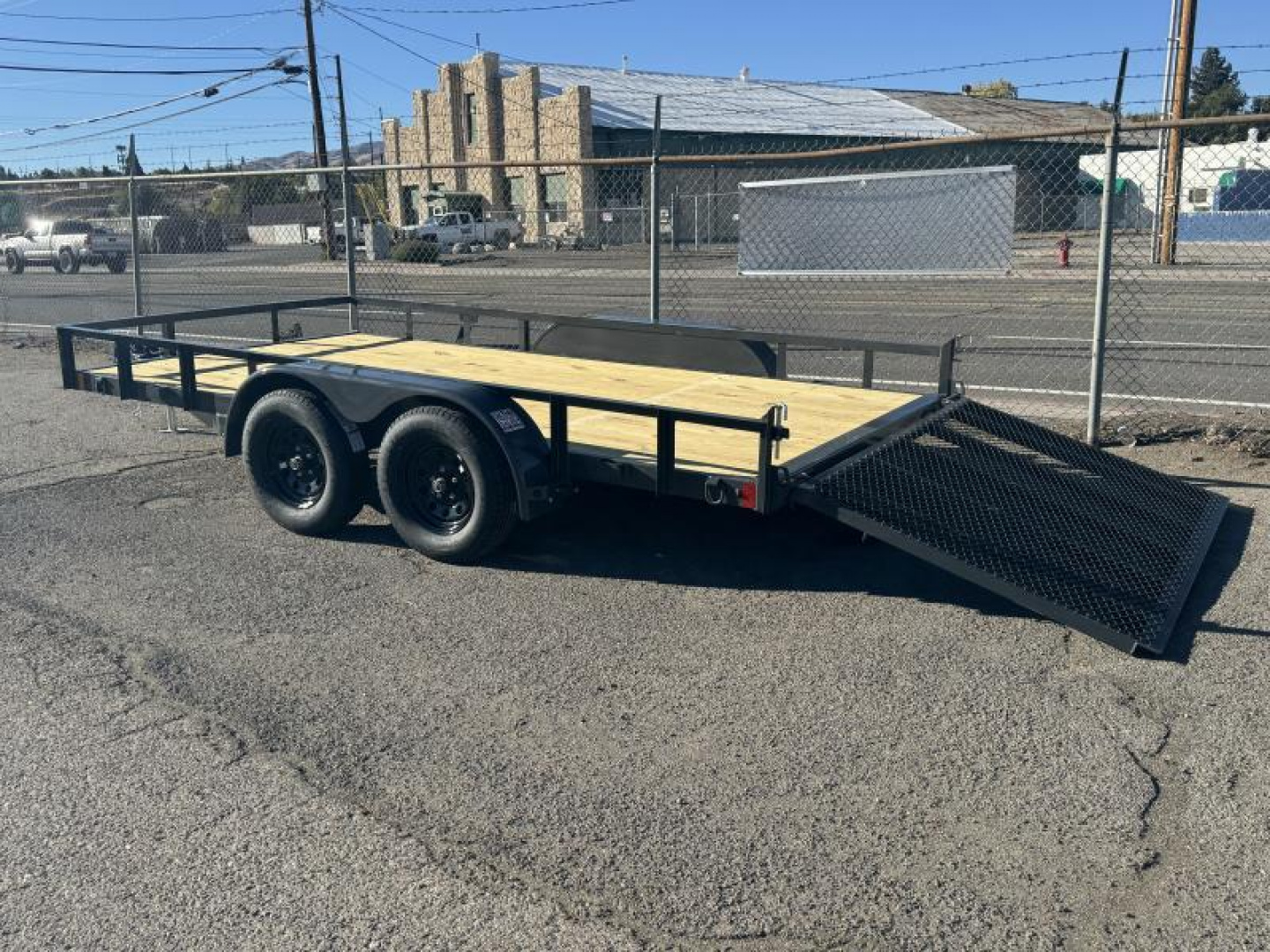 New 2025 Lamar 83" X 14' UC - 7K Landscape Utility Trailer