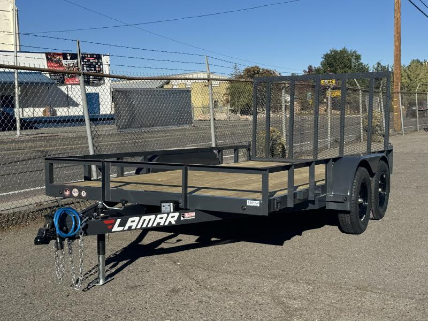 New 2025 Lamar 83" X 14' UC - 7K Landscape Utility Trailer