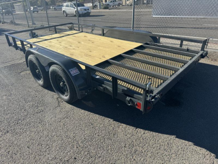 New 2025 Lamar 83" X 14' UC - 7K Landscape Utility Trailer