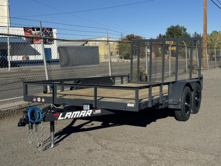 New 2025 Lamar 83" X 14' UC - 7K Landscape Utility Trailer