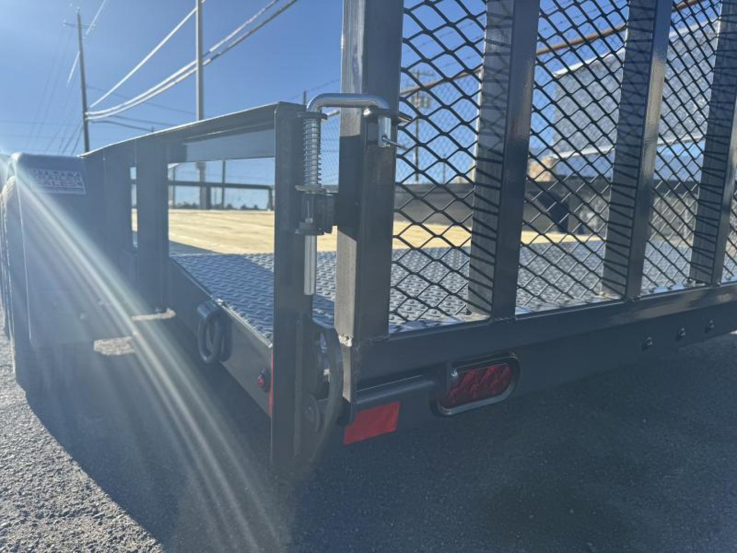 New 2025 Lamar 77" X 14' UC - 7K Landscape Utility Trailer