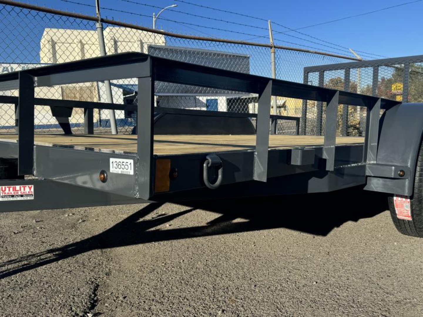 New 2025 Lamar 77" X 14' UC - 7K Landscape Utility Trailer