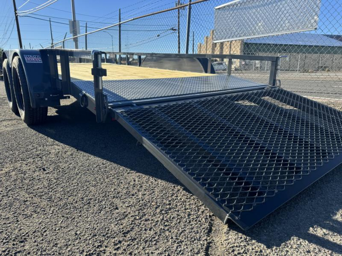 New 2025 Lamar 77" X 14' UC - 7K Landscape Utility Trailer