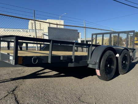 New 2025 Lamar 77" X 14' UC - 7K Landscape Utility Trailer