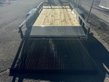 New 2025 Lamar 77" X 14' UC - 7K Landscape Utility Trailer