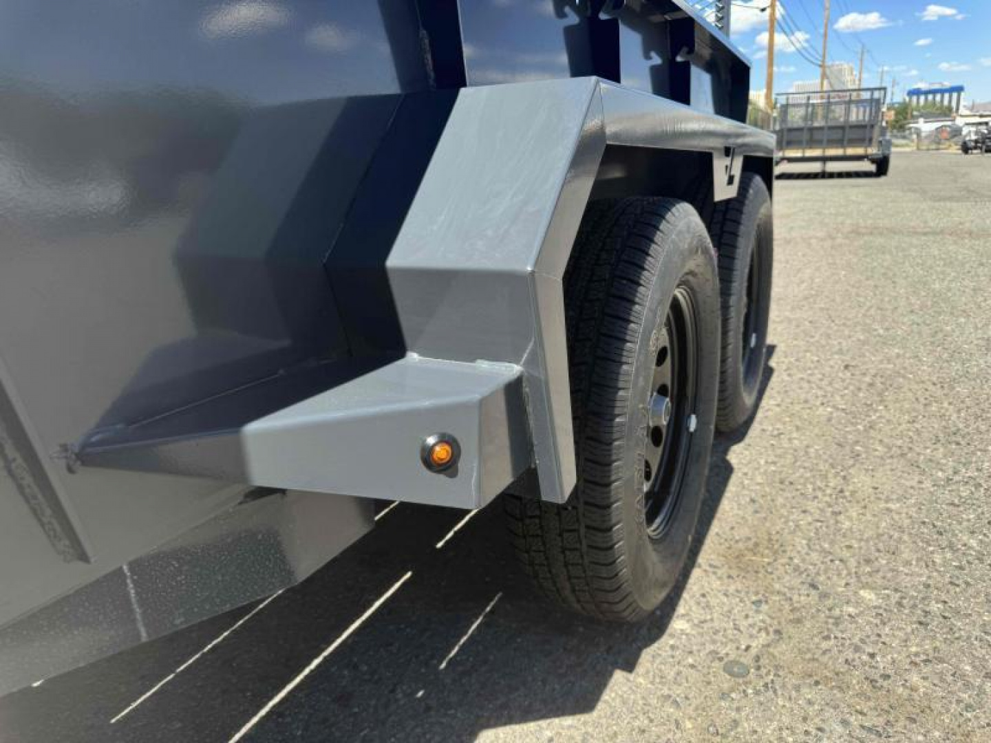 New 2025 Lamar 83" X 12' US - 7K Solid Side Landscape Utility Trailer