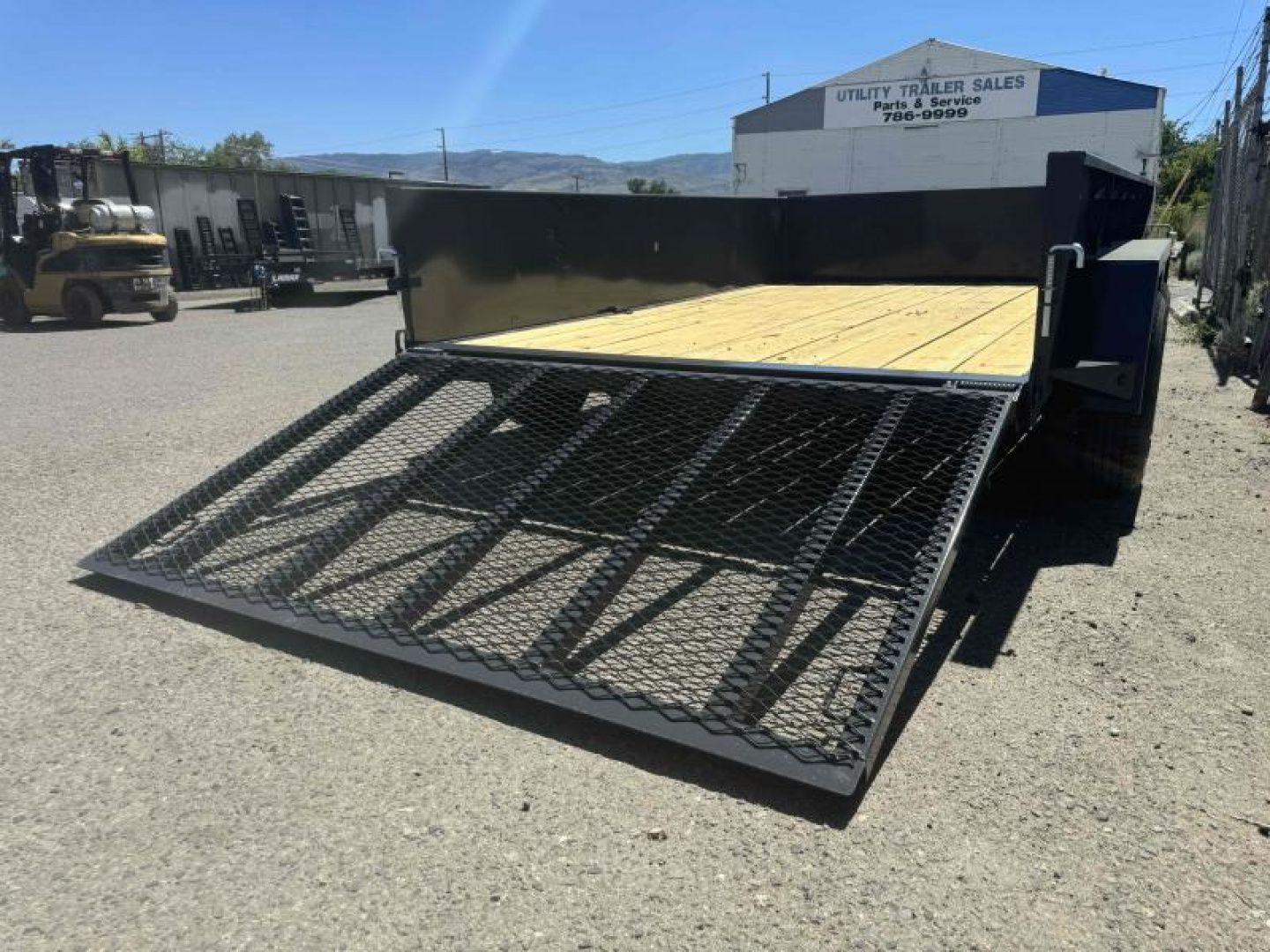 New 2025 Lamar 83" X 12' US - 7K Solid Side Landscape Utility Trailer