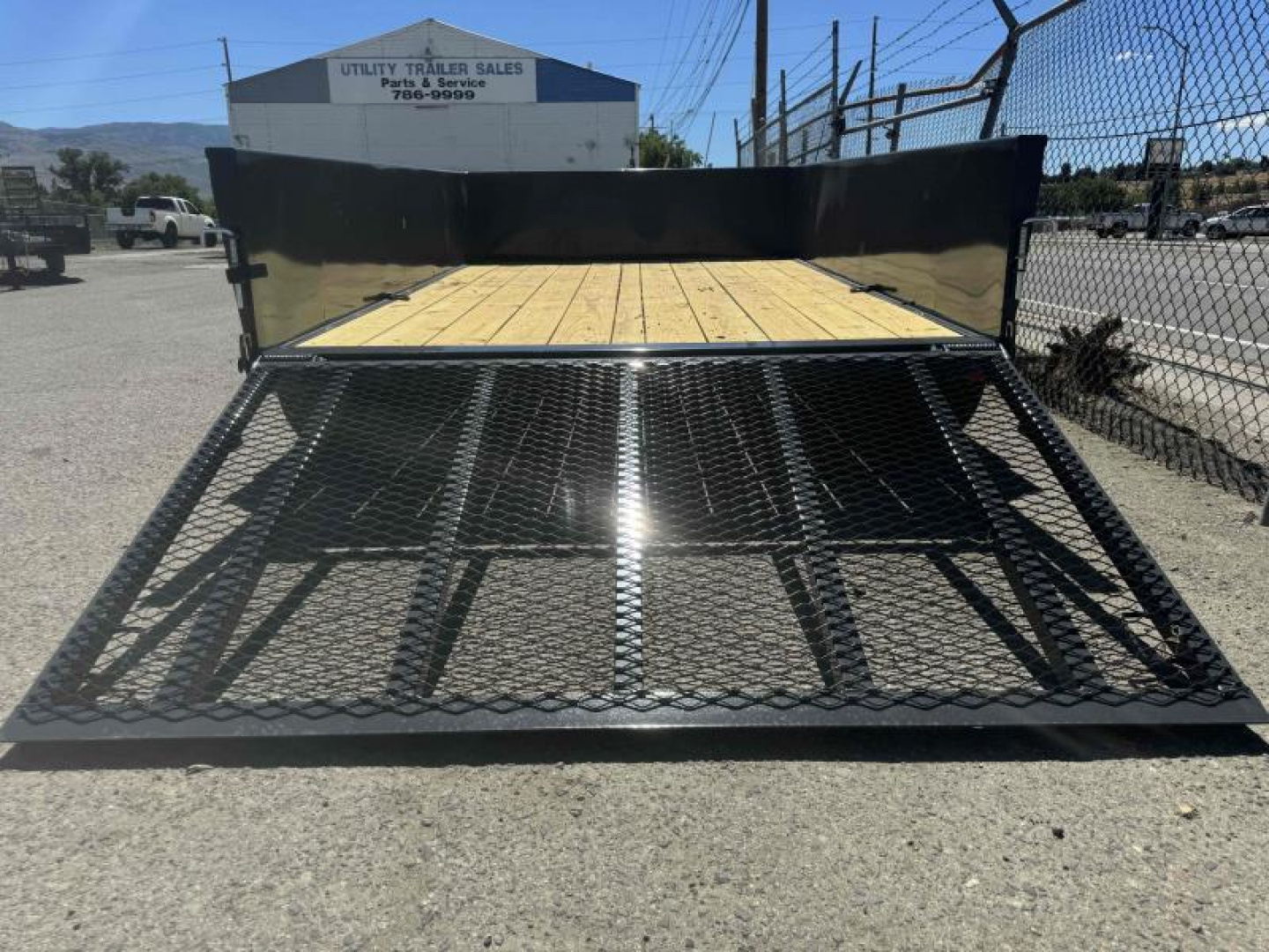 New 2025 Lamar 83" X 12' US - 7K Solid Side Landscape Utility Trailer