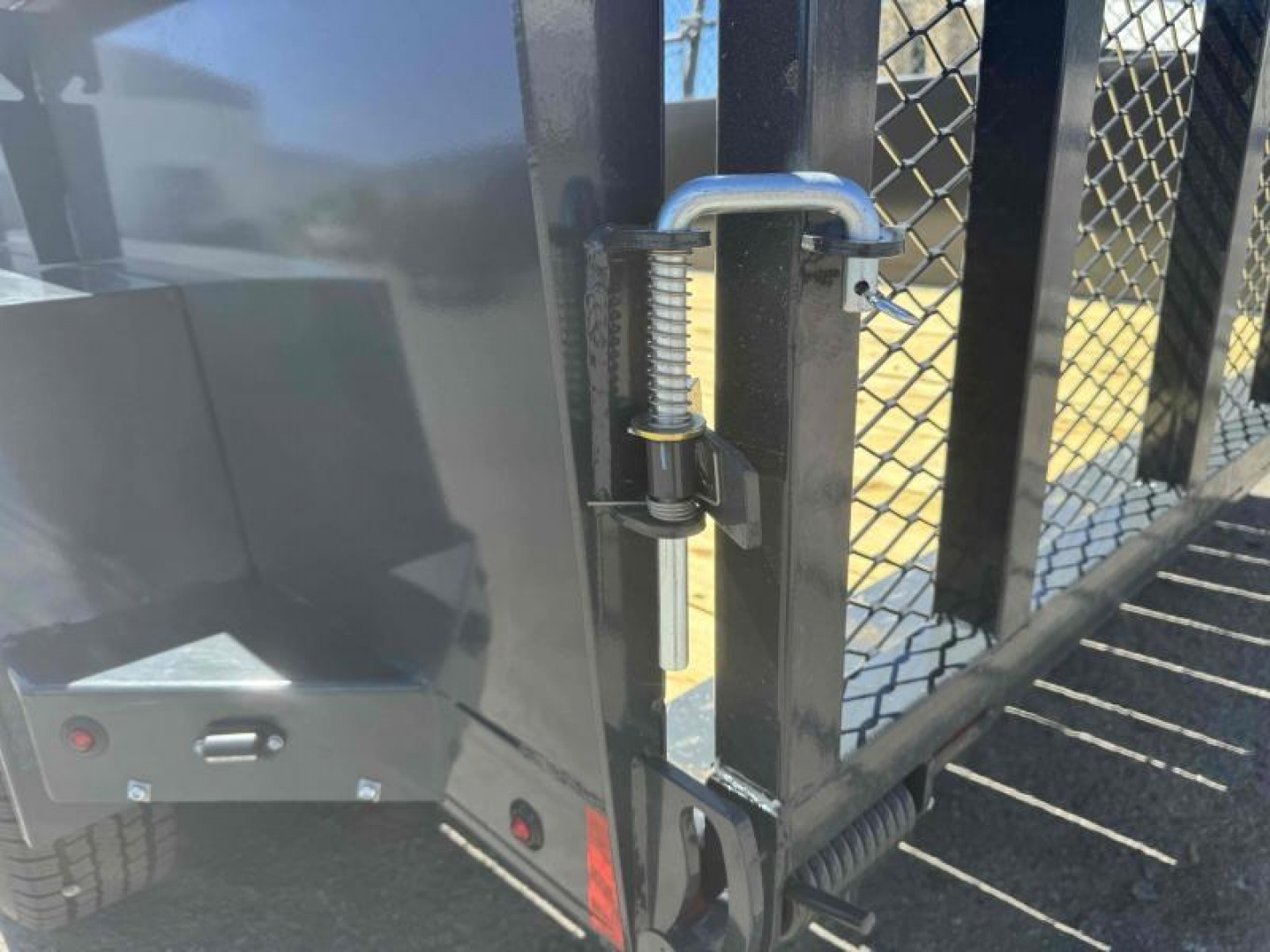 New 2025 Lamar 83" X 12' US - 7K Solid Side Landscape Utility Trailer