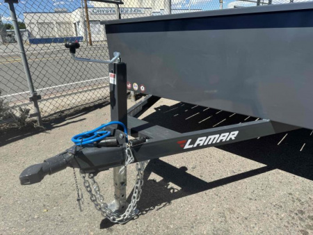 New 2025 Lamar 83" X 12' US - 7K Solid Side Landscape Utility Trailer